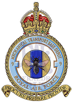 No 9 MT Base Depot badge