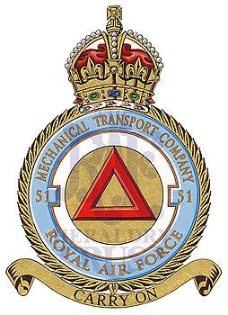 No 51 MT Company badge