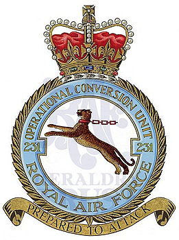 No 231 Operational Conversion Unit badge