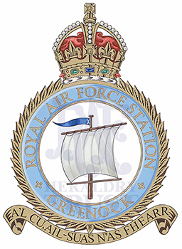 RAF Greenock badge