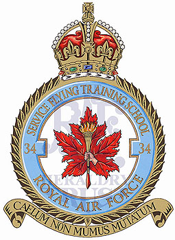 No 34 Service Flying Training School badge