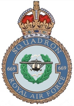 Unofficial badge of No 669 Squadron