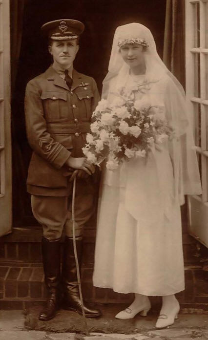 Howard Gordon Dean on his wedding day, 17 Junb 1918