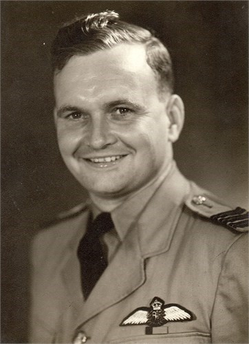 Air Commodore Frank Hume as a Wing Commander