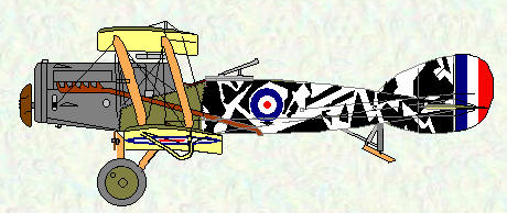 Bristol F2B of No 106 Squadron