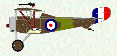 Nieuport 13 of No 11Squadron
