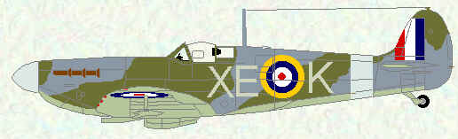 Spitfire IIA of No 123 Squadron