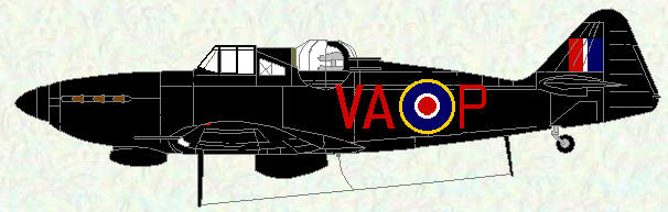 Defiant II of No 125 Squadron