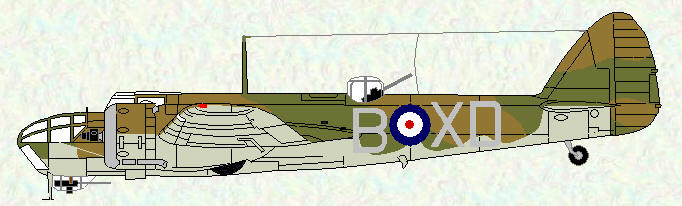 Bristol blenheim IV of No 139 Squadron