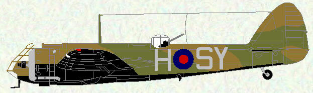 Bristol Blenheim I of No 139 Squadron (coded SY)