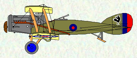 Bristol F2B of No 141 Squadron
