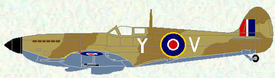 Spitfire IX of No 1435 Squadron