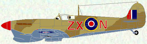 Spitfire VC of No 145 Squadron