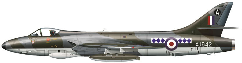 Hunter F Mk 6 of No 14 Squadon