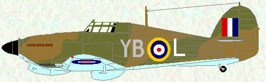 Hurricane IIC of No 17 Squadron (late 1942)