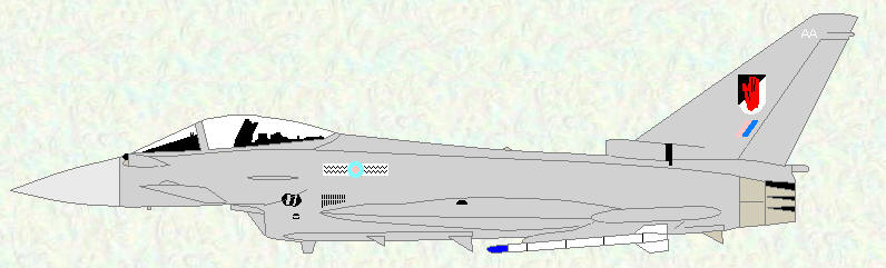 Typhoon F Mk 2 of No 17 (Reserve) Squadron