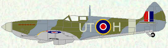 Spitfire LF Mk 16E of No 17 Squadron (1950)
