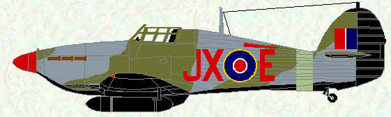 Hurricane IIC of No 1 Squadron (Night Intruder scheme - May 1942)