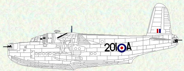 Sunderland V of No 201 Squadron (post-war markings)