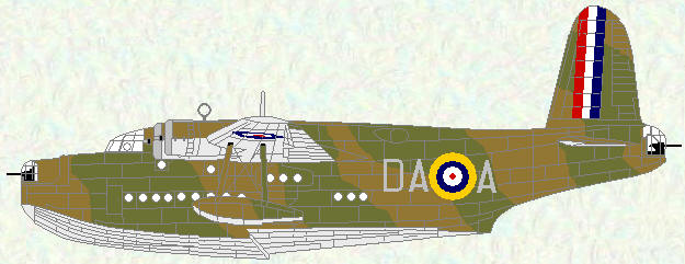 Sunderland I of No 210 Squadron (Temperate Land scheme)