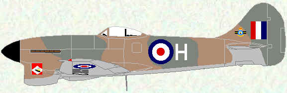 Tempest F Mk 6 of No 213 Squadron (1949)