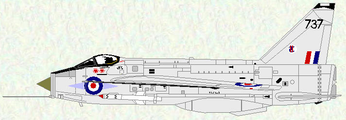 Lightning F Mk 3 of No 226 Operational Conversion Unit