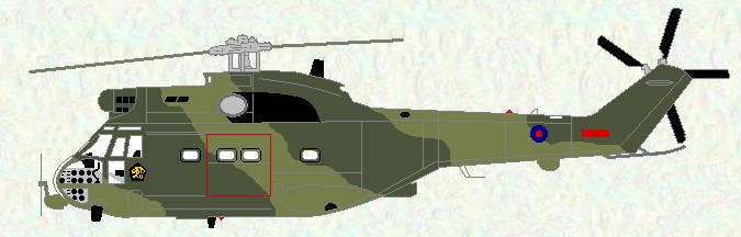 Puma HC Mk 1 of No 230 Squadron