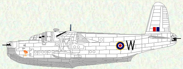 Sunderland V of No 230 Squadron (1945)