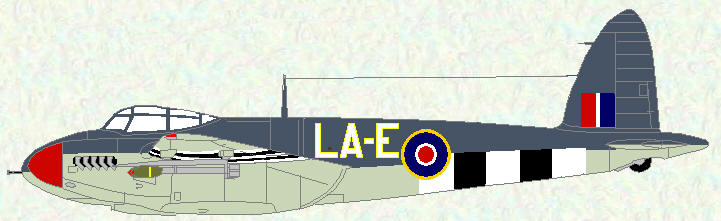 Mosquito VI of No 235 Squadron (coded LA)