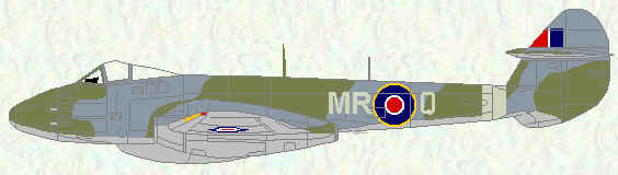 Meteor III of No 245 Squadron (1946)