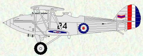 HawkerHart of no 24 Squadron