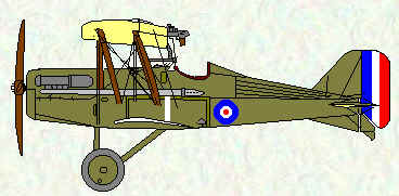 SE5A of No 24 Squadron (Initial markings)