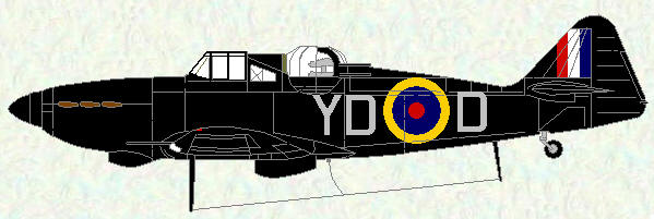 Defiant I of No 255 Squadron