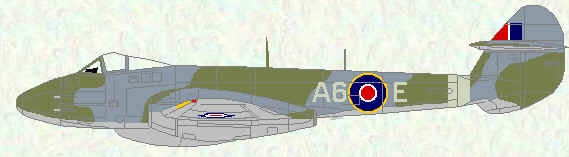 Meteor III of No 257 Squadron