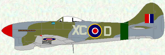 Tempest V of No 26 Squadron (1946)