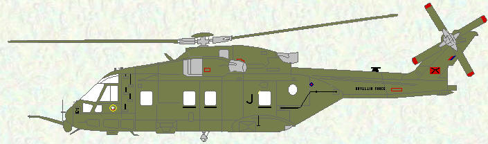 Merlin HC Mk 3 of No 28 Squadron