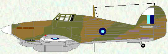 Hurricane IIC of No 28 Squadron (1944)