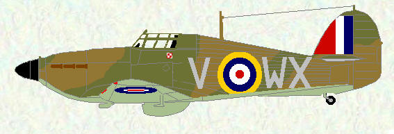 Hurricane I of No 302 Squadron