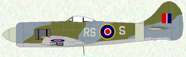 Tempest II of No 30 Squadron (1946)