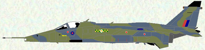 Jaguar GR Mk 1 of No 31 Squadron