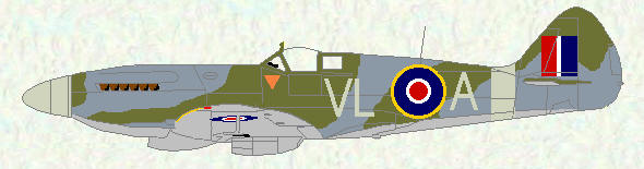 Spitfire XIV of No 322 Squadron