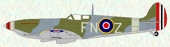 Spitfire IX of No 331 Squadron