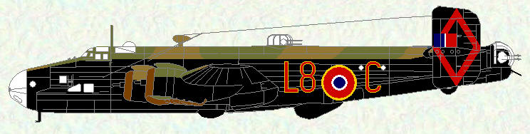 Halifax III of No 347 Squadron