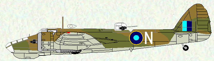 Bristol Blenheim V of No 34 Squadron