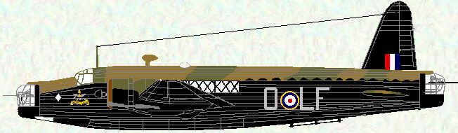 Wellington IC of No 37 Squadron (UK Camouflage)
