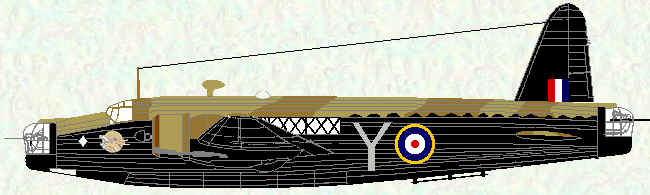 Wellington IC of No 37 Squadron (Middle East Camouflage)