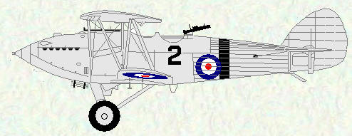 Hawker Hart of No 39 Squadron