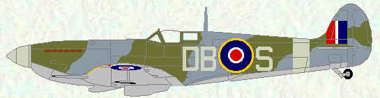 Spitfire IXB ofNo 411 Squadron