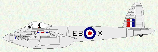 Hornet F Mk 1 of No 41 Squadron