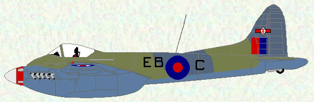 Hornet F Mk 3 of No 41 Squadron